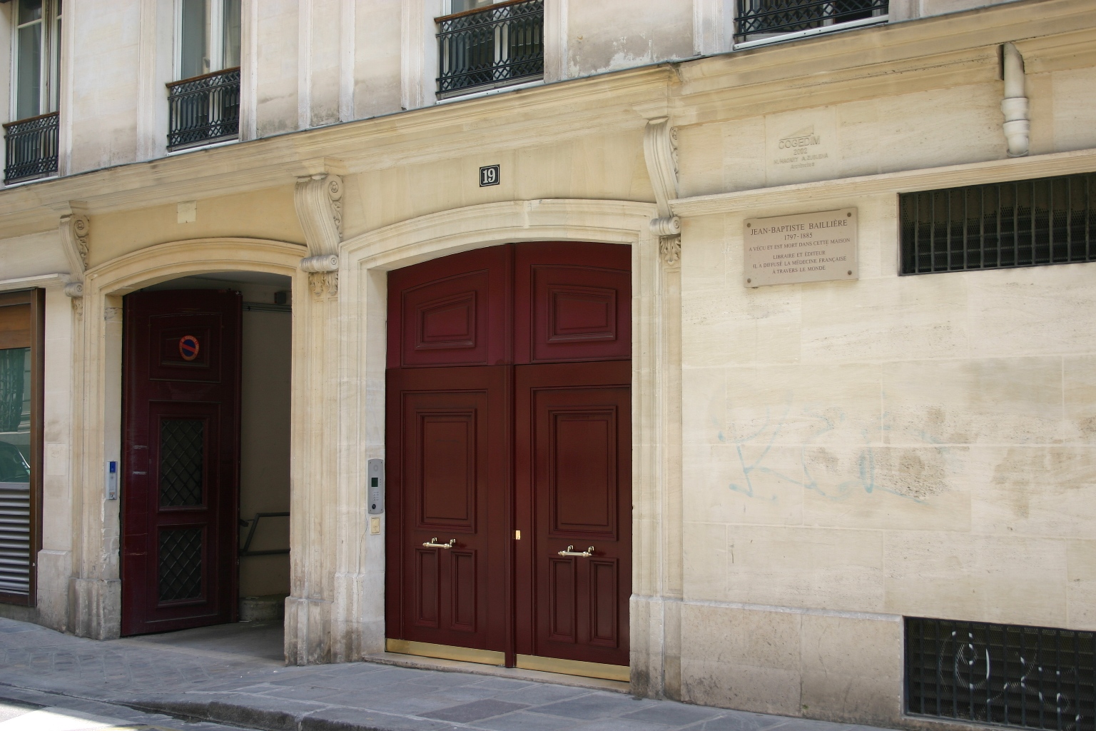 Jean-Baptiste Baillière's home, Paris - 02.JPG